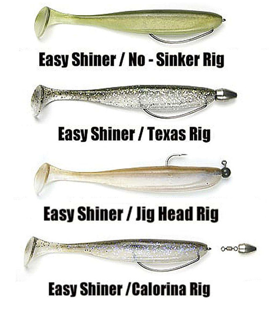 Guma na szczupaka, kopyto Keitech Easy Shiner 5" - 12,7cm