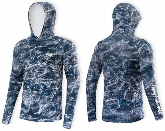 Bluza Flying Fisherman Performance Mossy Oak Blackfin