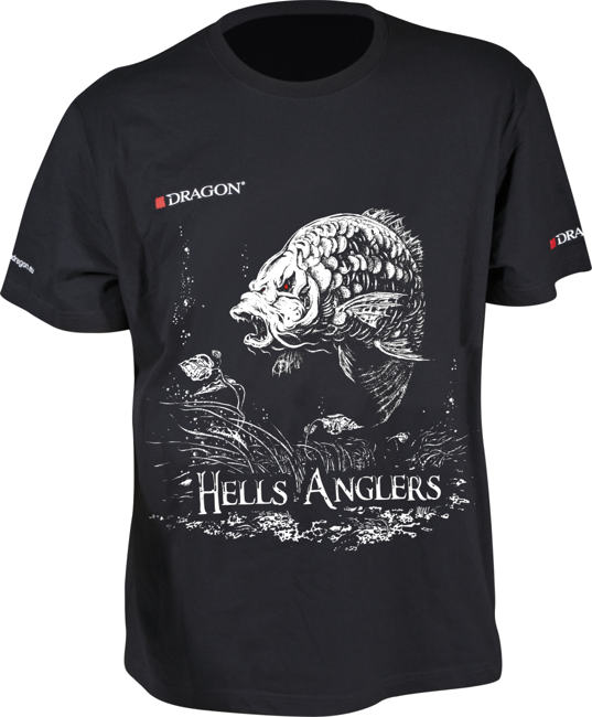 Koszulka wędkarska, T-shirt Dragon Hells Anglers - Karp