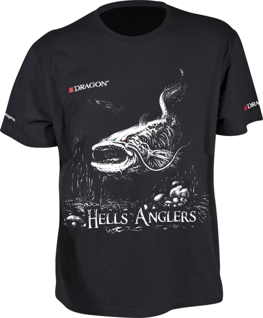 Koszulka wędkarska, T-shirt Dragon Hells Anglers - Sum