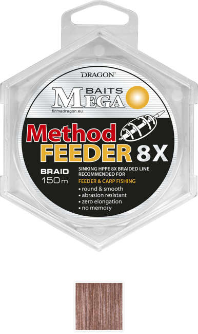 Plecionka Megabaits Method Feeder 8X Sink