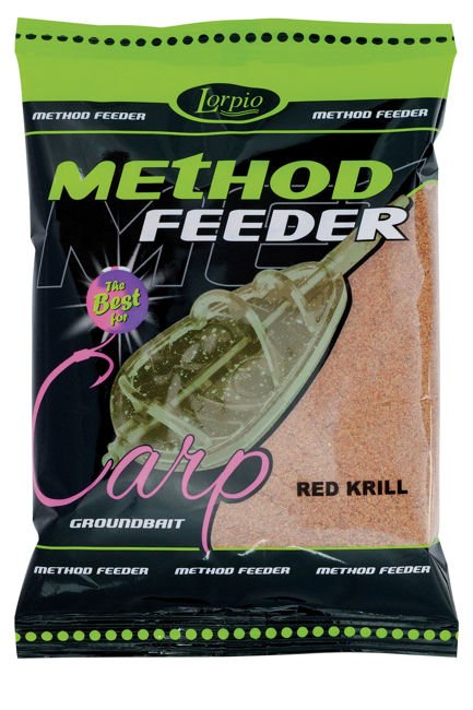 Zanęta Lorpio Method Feeder Red Krill   - 0,7 kg